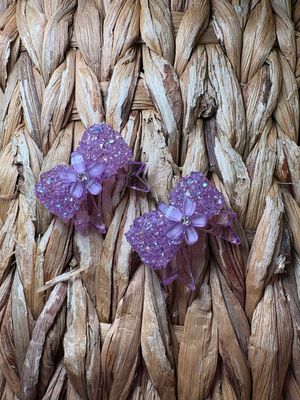 PurpleSugar Bow Bead