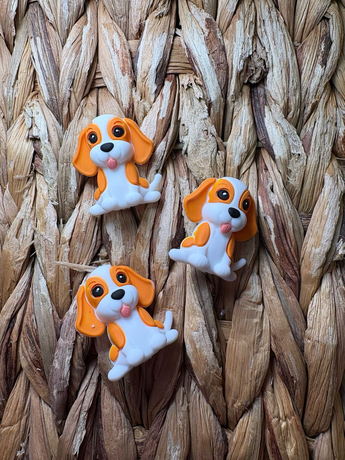 Orange &amp; White Dog 3d Focal