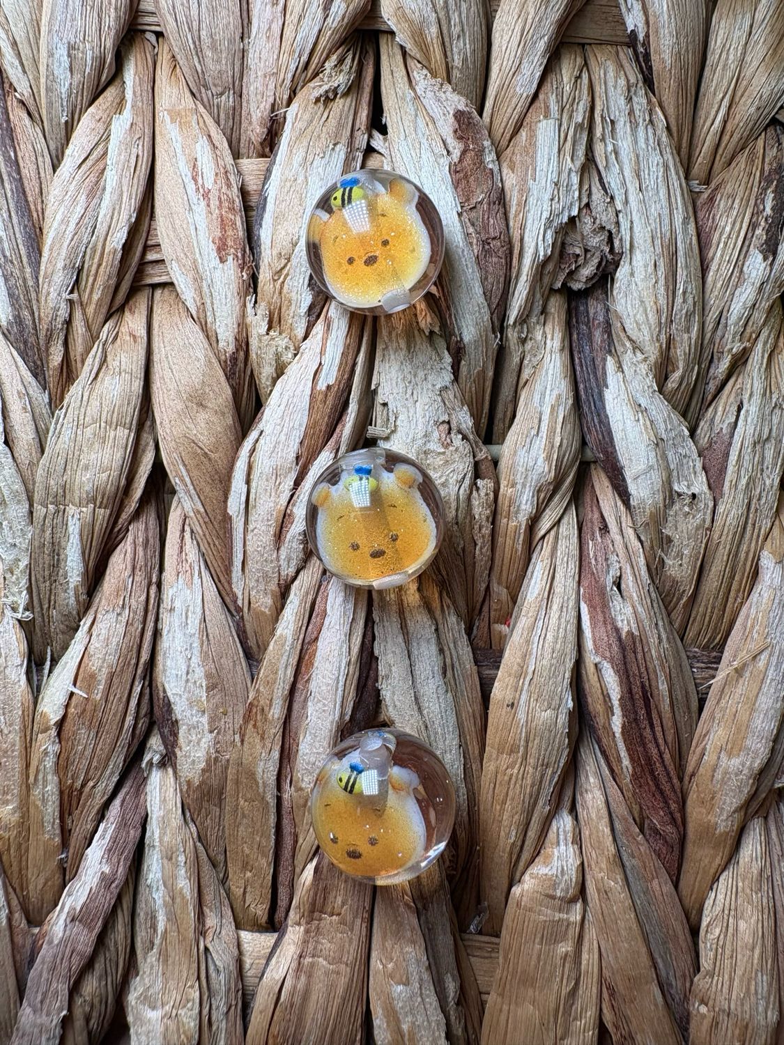 Honey Bear Character Bead 15mm