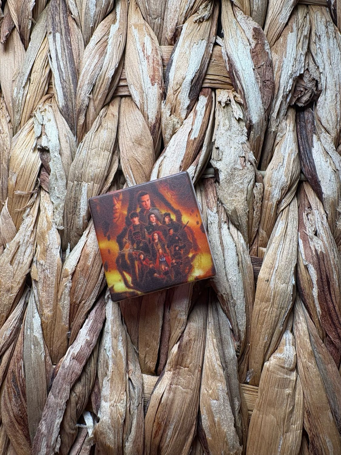 Stranger Things Characters Printed Focal