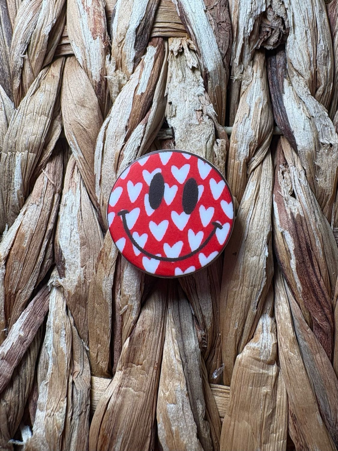 Valentines Smile Printed Focal