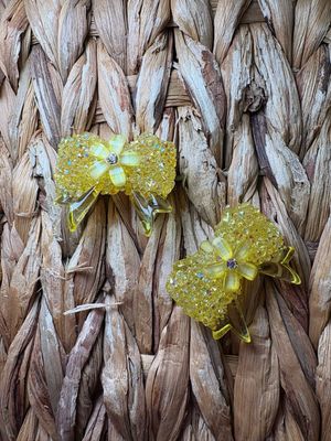 Yellow Sugar Bow Bead