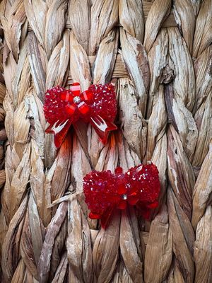 Red Sugar Bow Bead