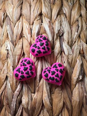 Hot Pink Heart 3d Focal