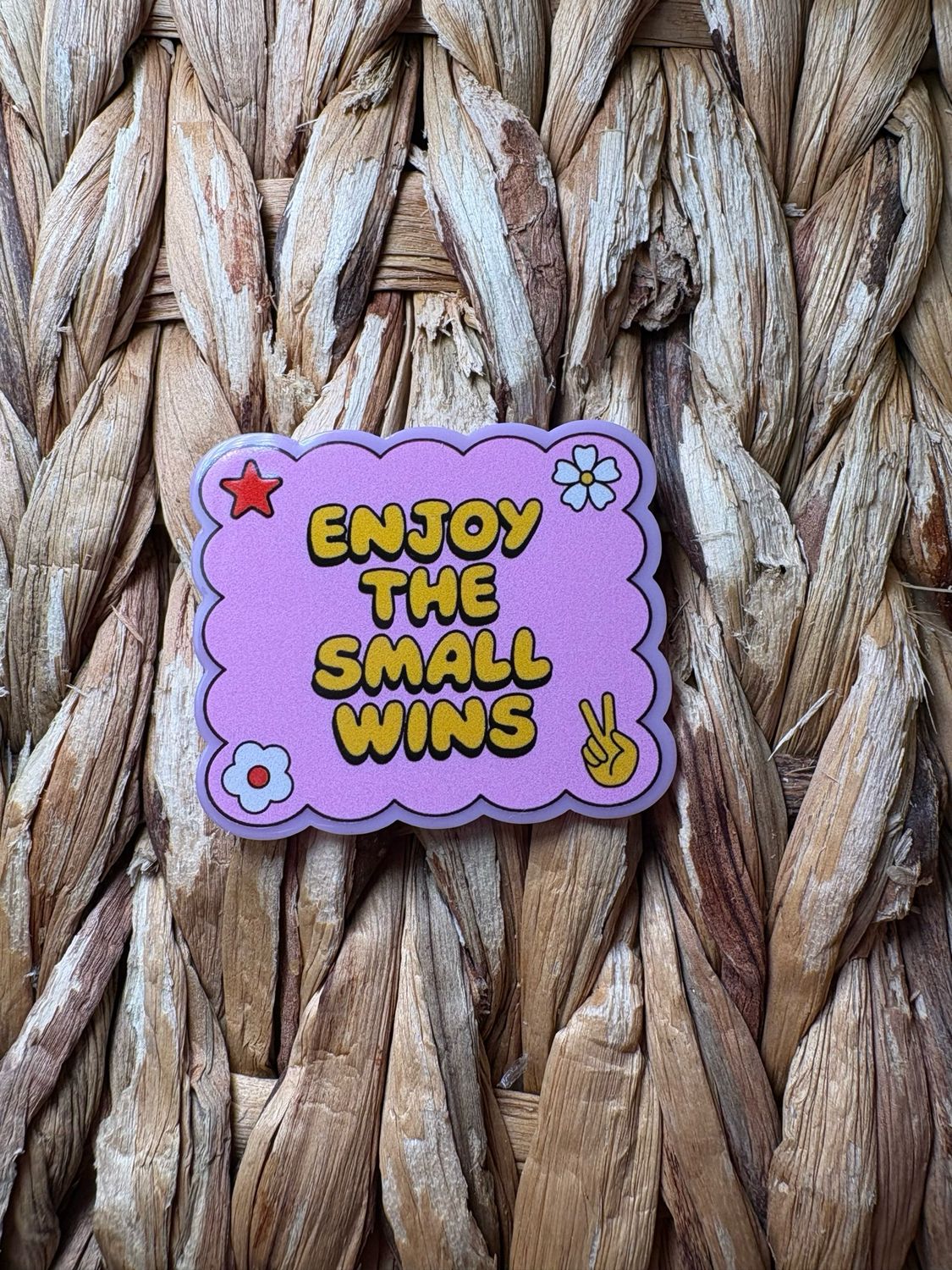 Enjoy the Small Wins Acrylic Flatback