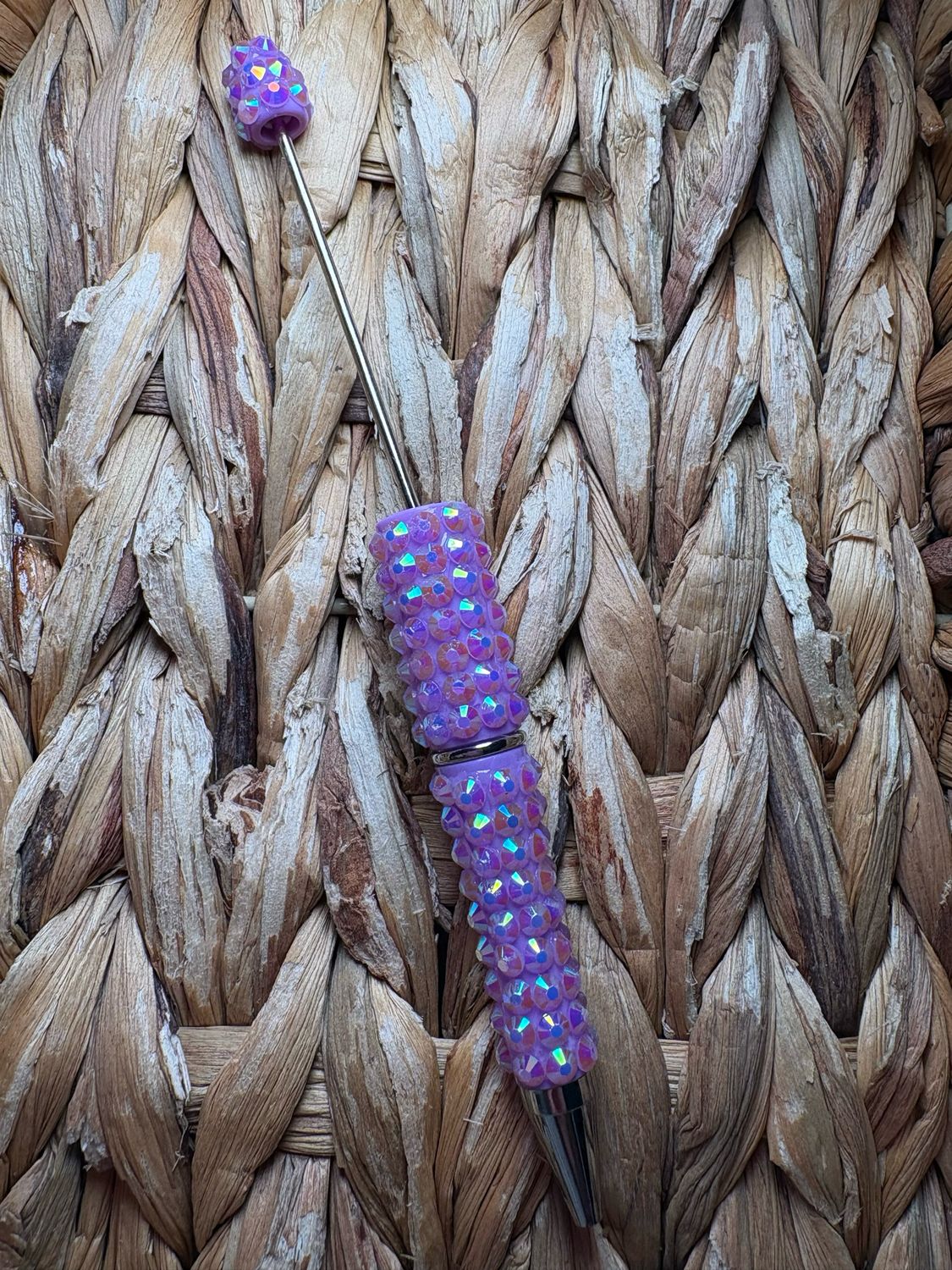 Purple Diamond Rhinestone Pen