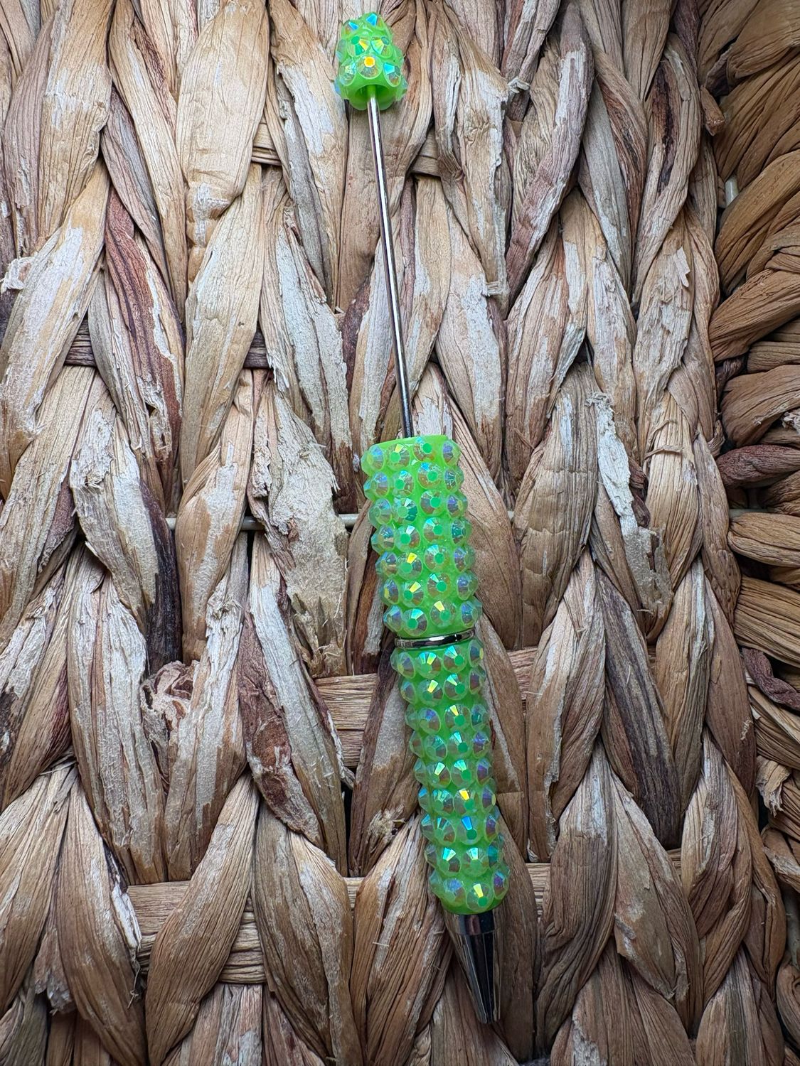 Light Green Diamond Rhinestone Pen