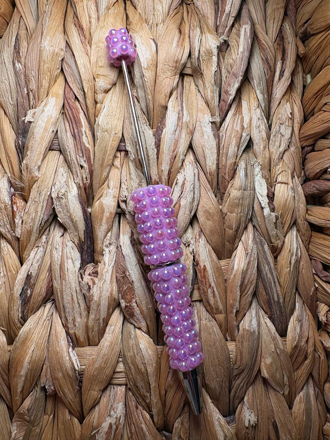 Light Purple Bubble Rhinestone Pen