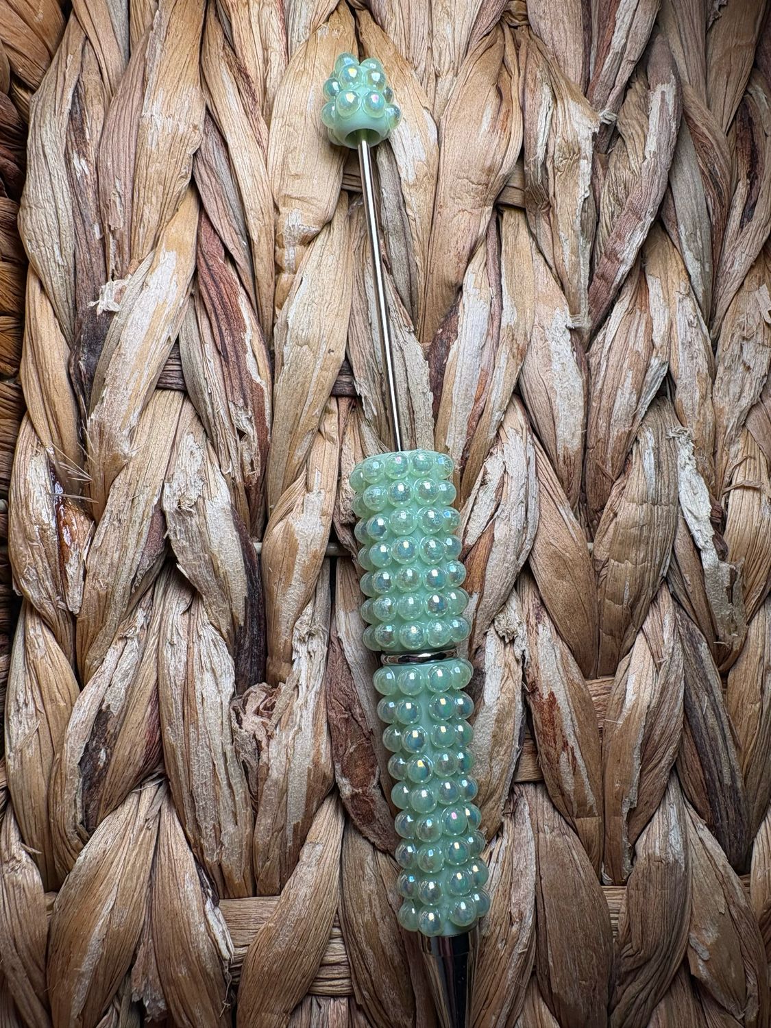 Mint Bubble Rhinestone Pen