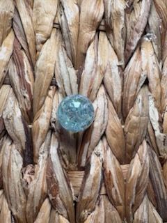 Light Blue 20mm Crackle Bead