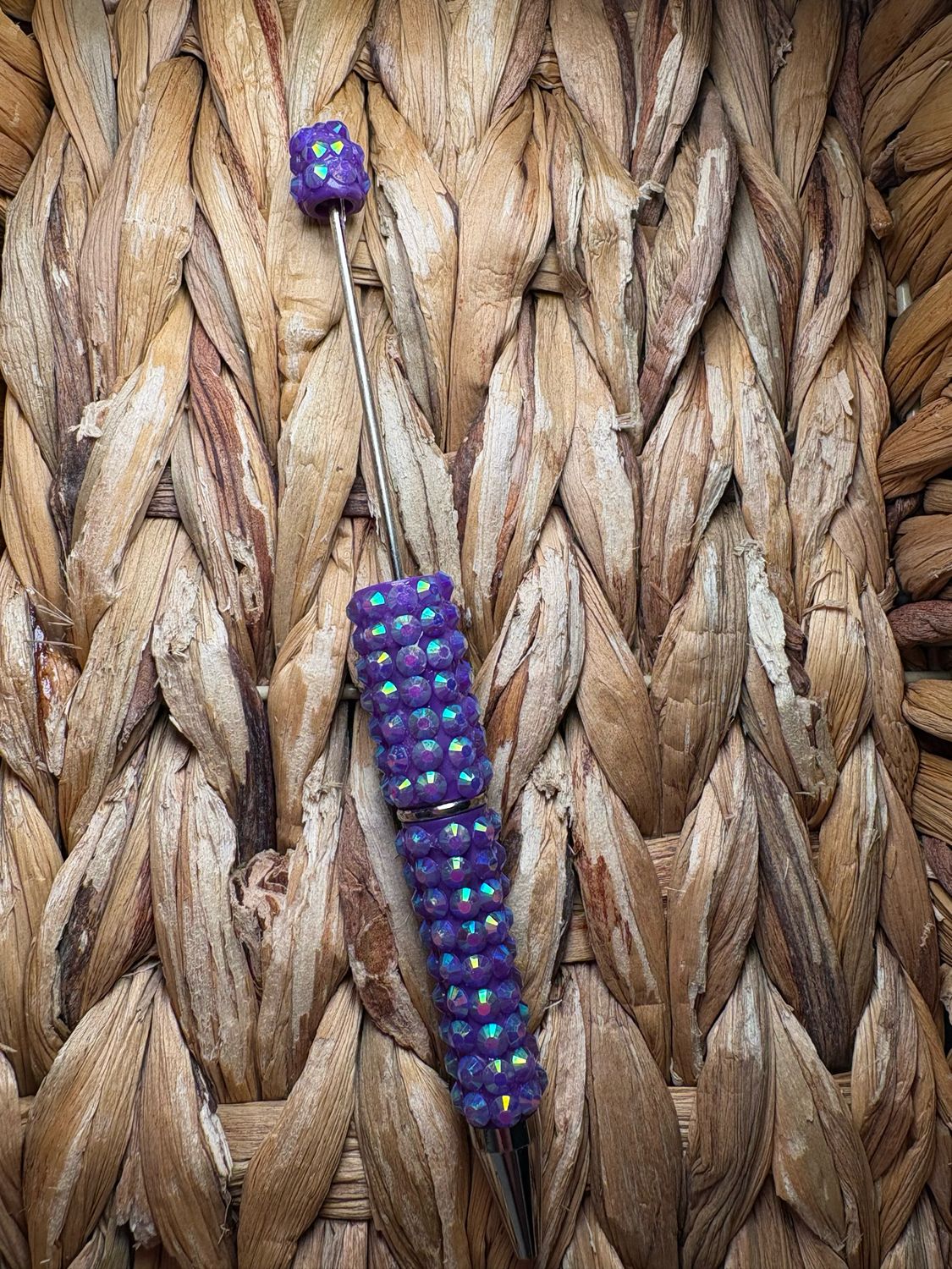 Dark Purple Diamond Rhinestone Pen