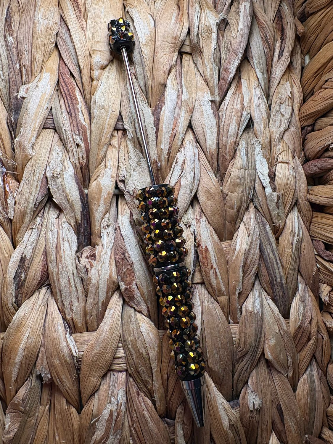 Brown Diamond Rhinestone Pen