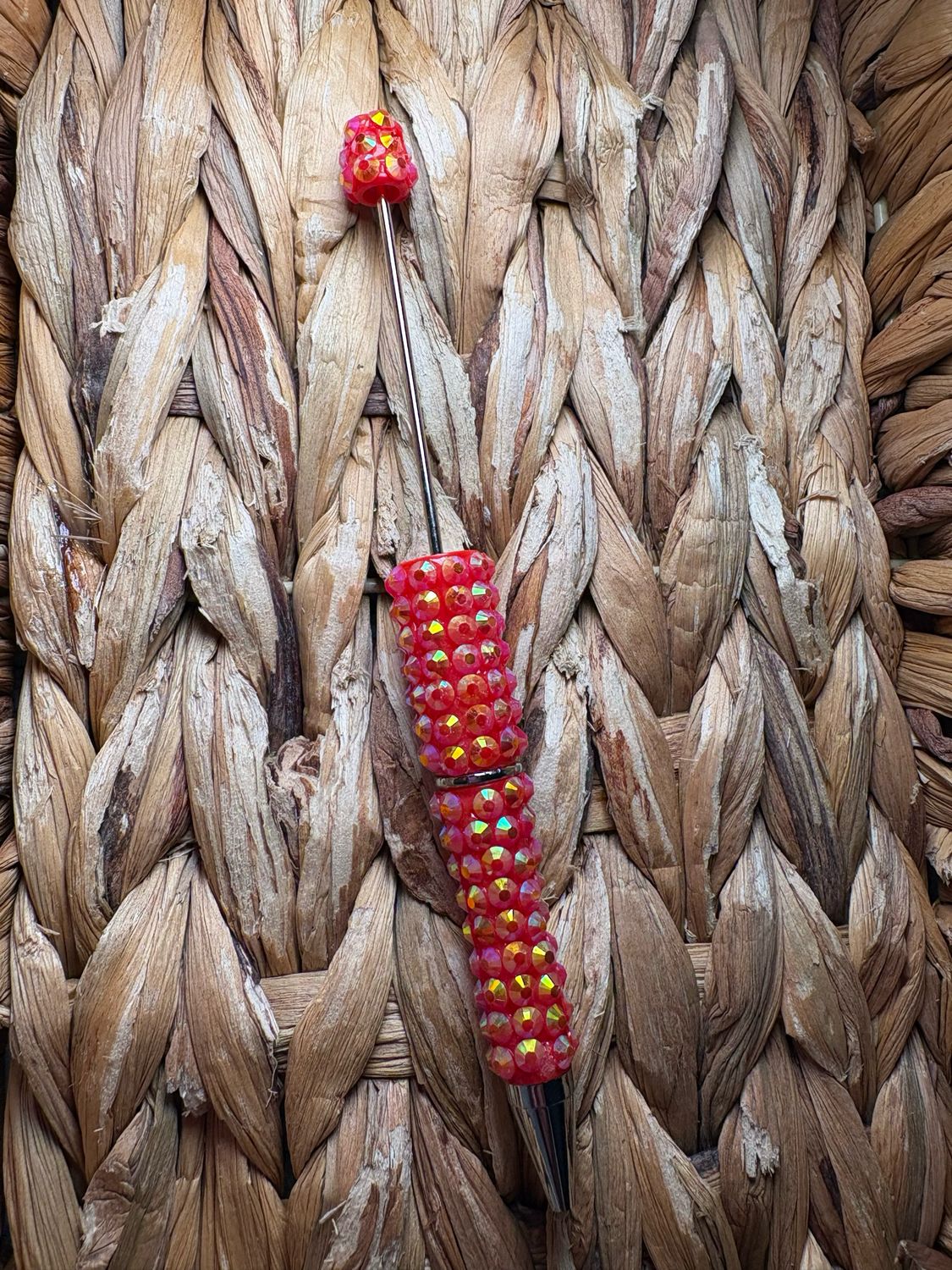 Red Diamond Rhinestone Pen