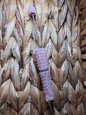 Light Pink Bubble Rhinestone Pen