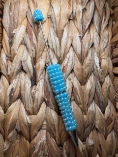 Light Blue Bubble Rhinestone Pen