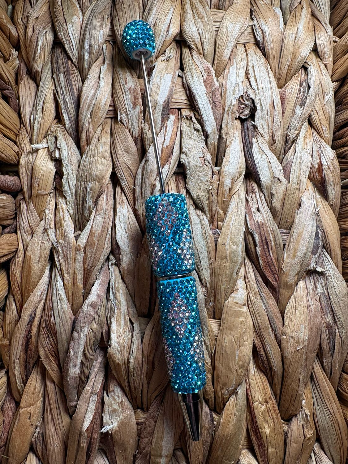 Light Blue Diamond Rhinestone Pen