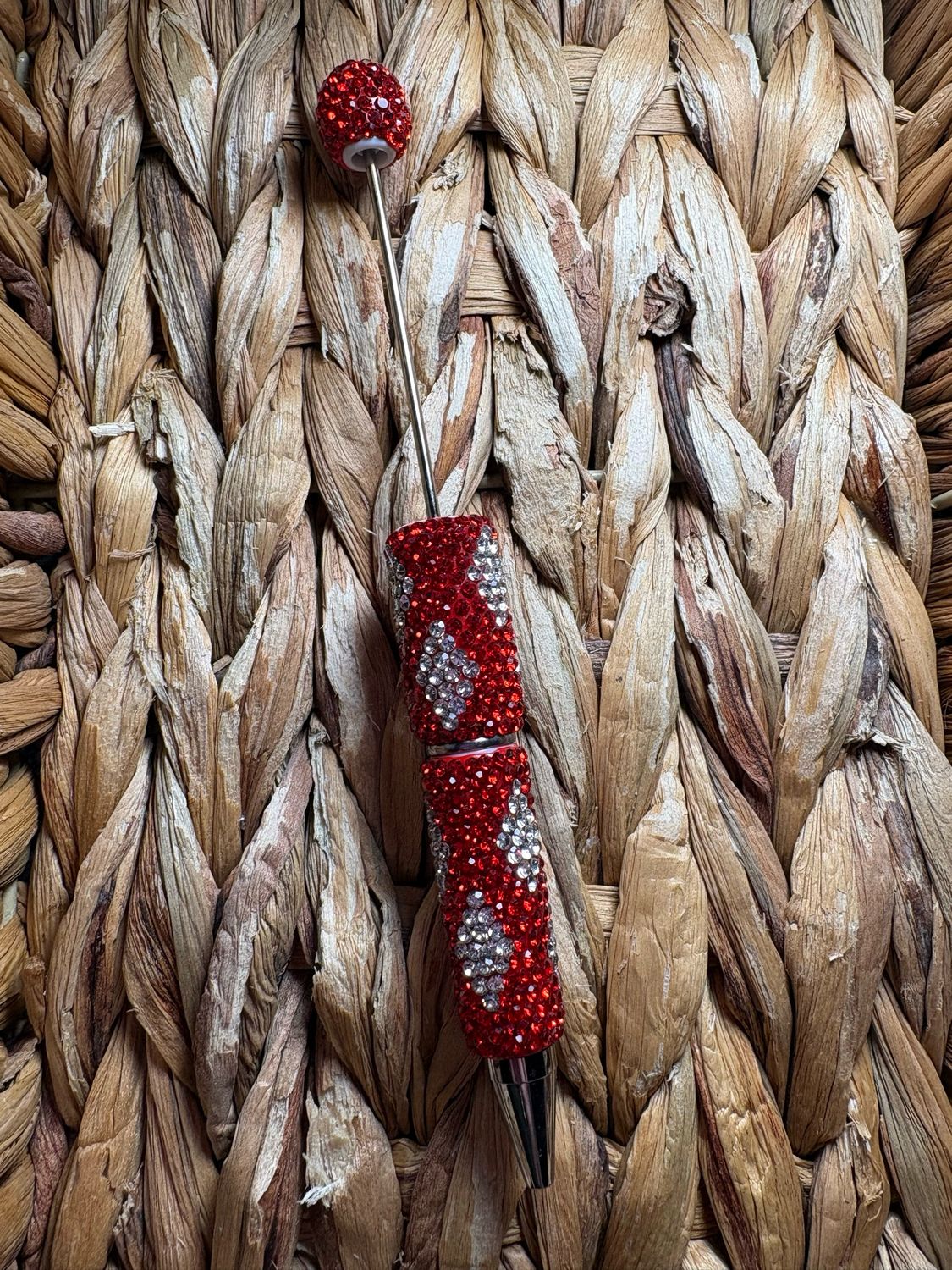 Red Diamond Rhinestone Pen
