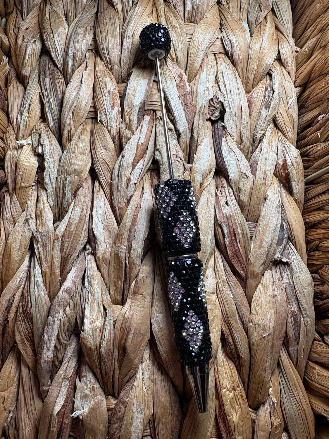 Black Diamond Rhinestone Pen