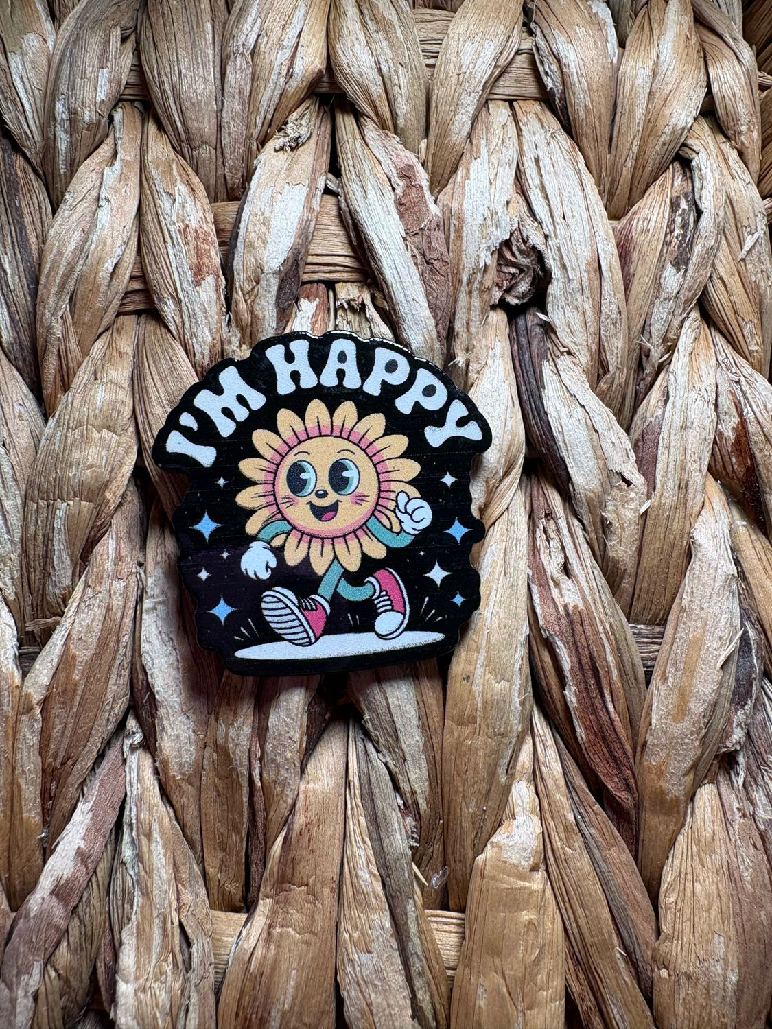 Im Happy Acrylic Flatback