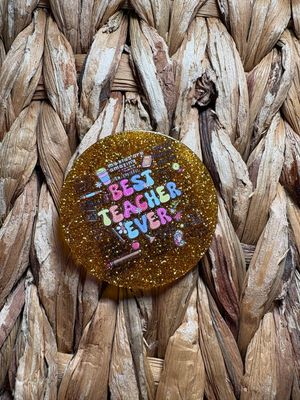 Best Teacher Acrylic Flatback