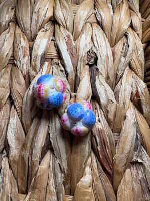 Easter Egg Clay Bead 