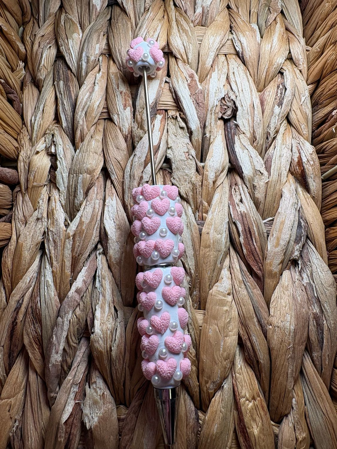 Light Pink Fluffy Clay Pen