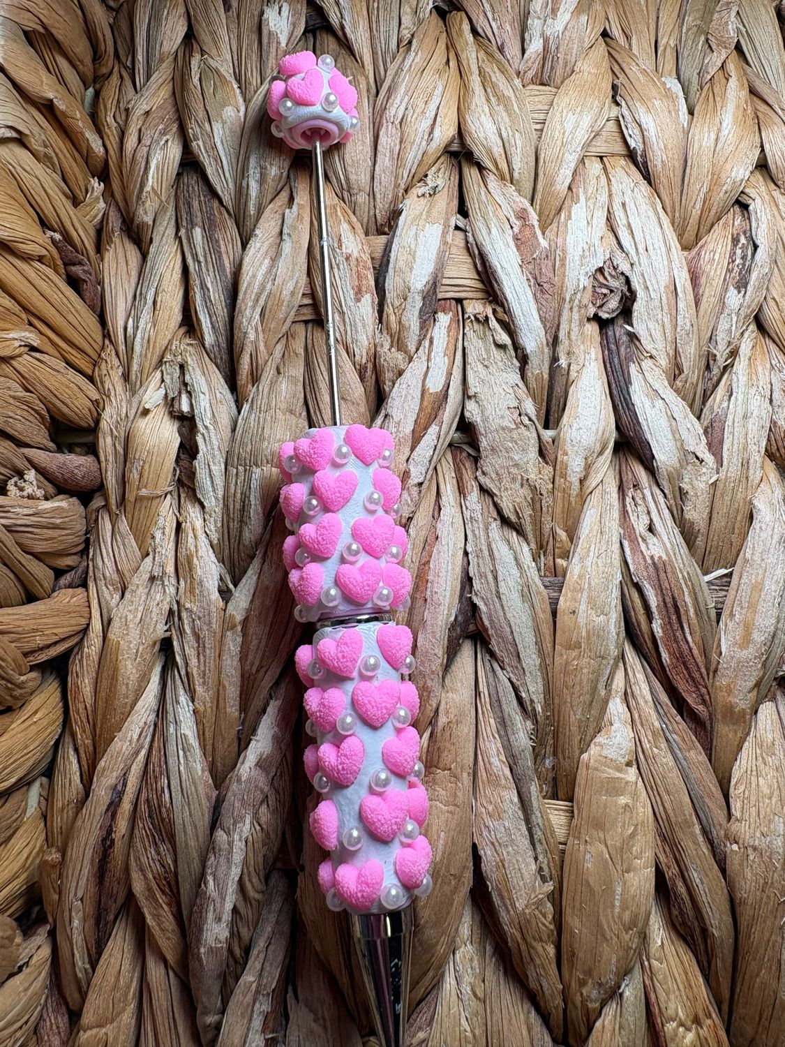 Hot Pink Fluffy Clay Pen