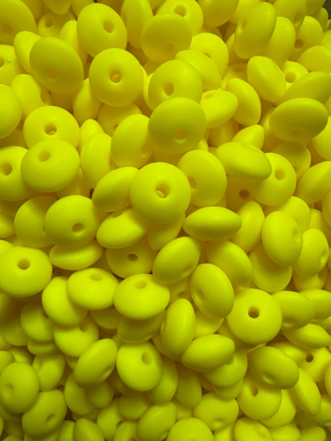 Yellow Silicone Lentil Spacers
