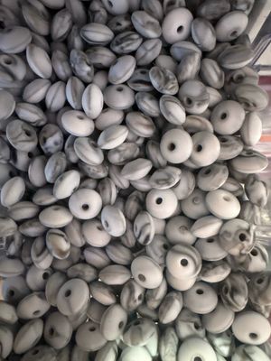 White &amp; Black Marble silicone lentil spacers