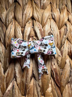 Mouse &amp; Friends Bow Focal/Straw Topper