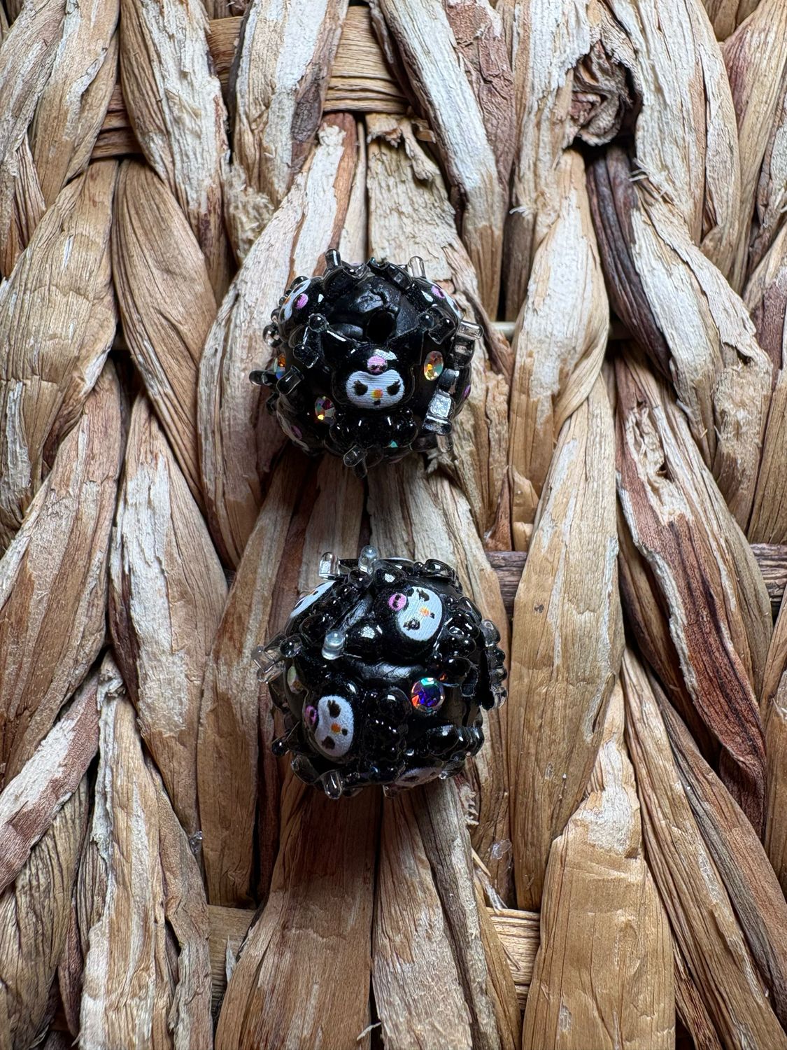 Kuku Black Clay Bead 