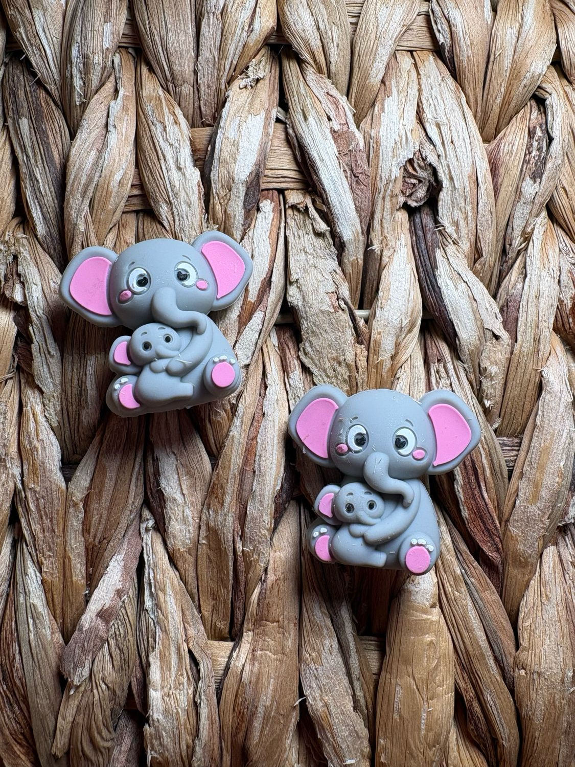 Elephant &amp; Baby 3d Focal