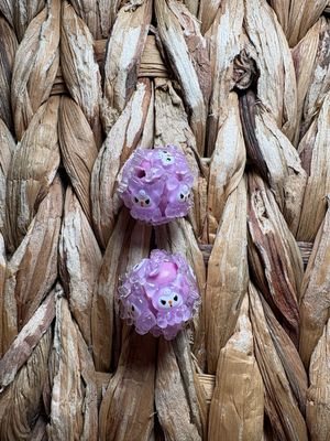 Kuku Purple Clay Bead 