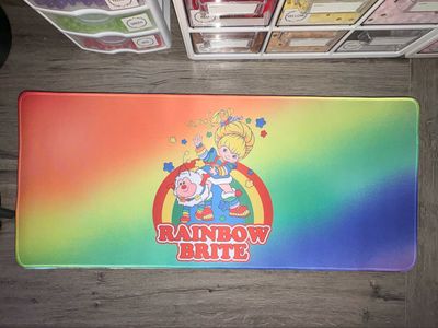 Rainbow Girl Desk Mat 