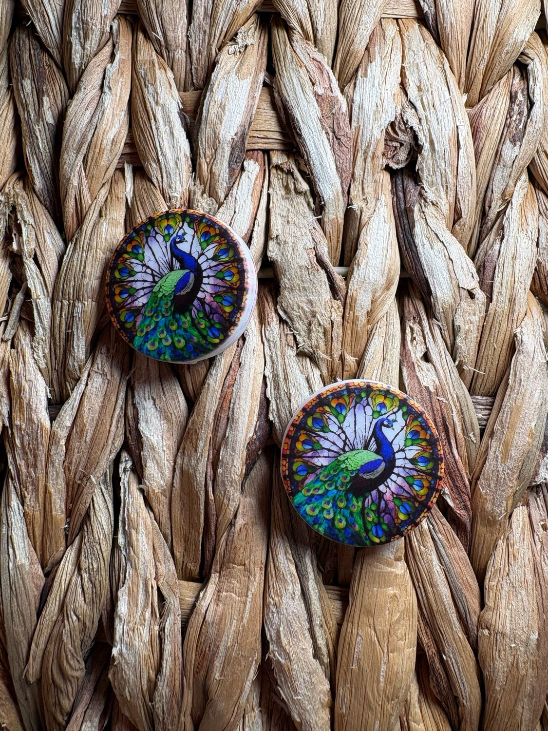 Peacock Printed 2d Focal