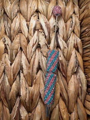 Cotton Candy Swirl Rhinestone Pen P1