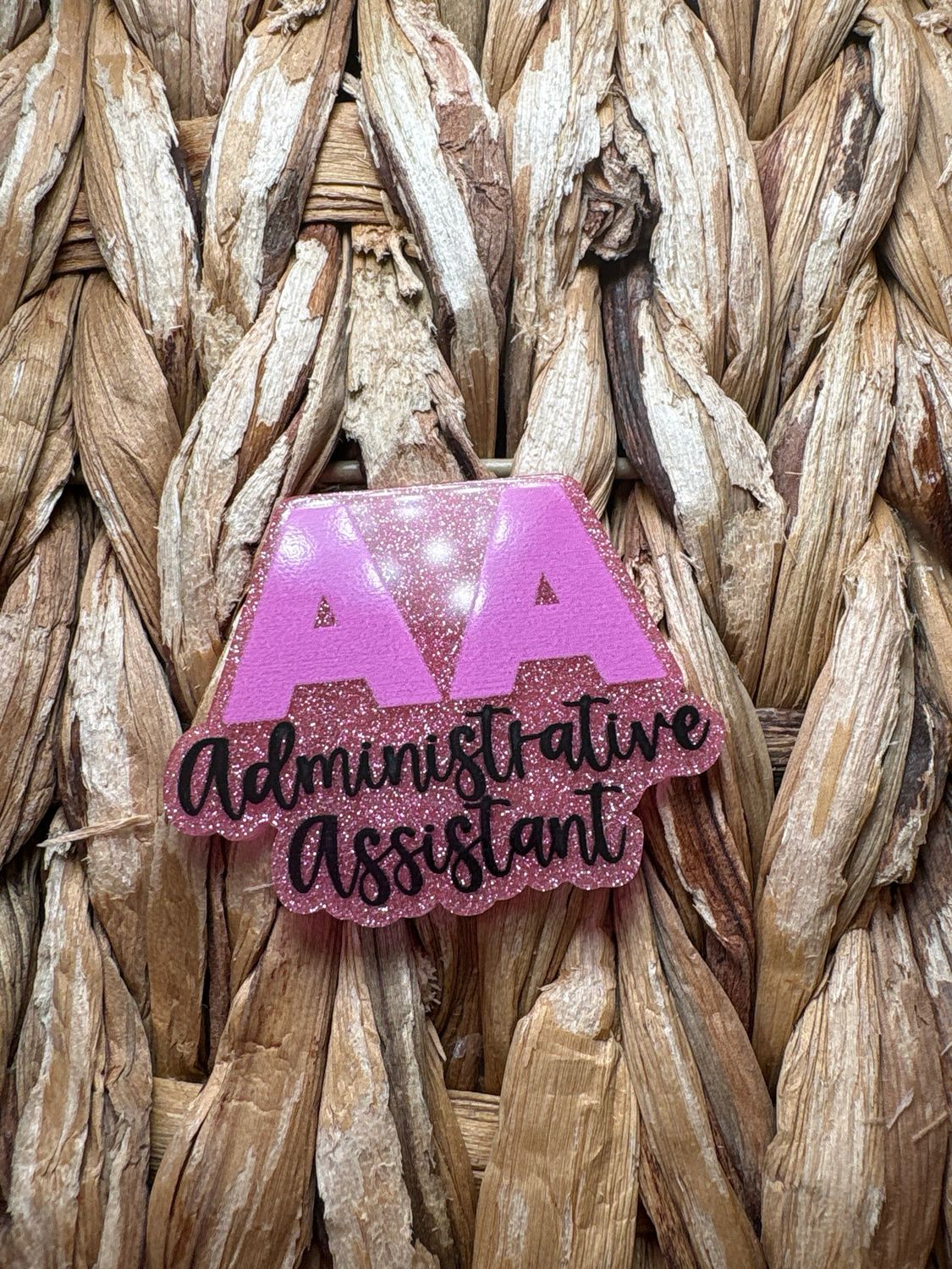 Admin Assistant Acrylic Flatback