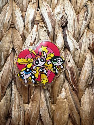 PPG heart Acrylic Flatback