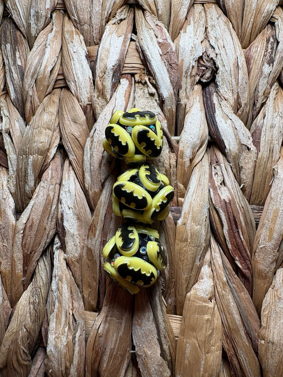 Bat Dude Logo Clay Bead 