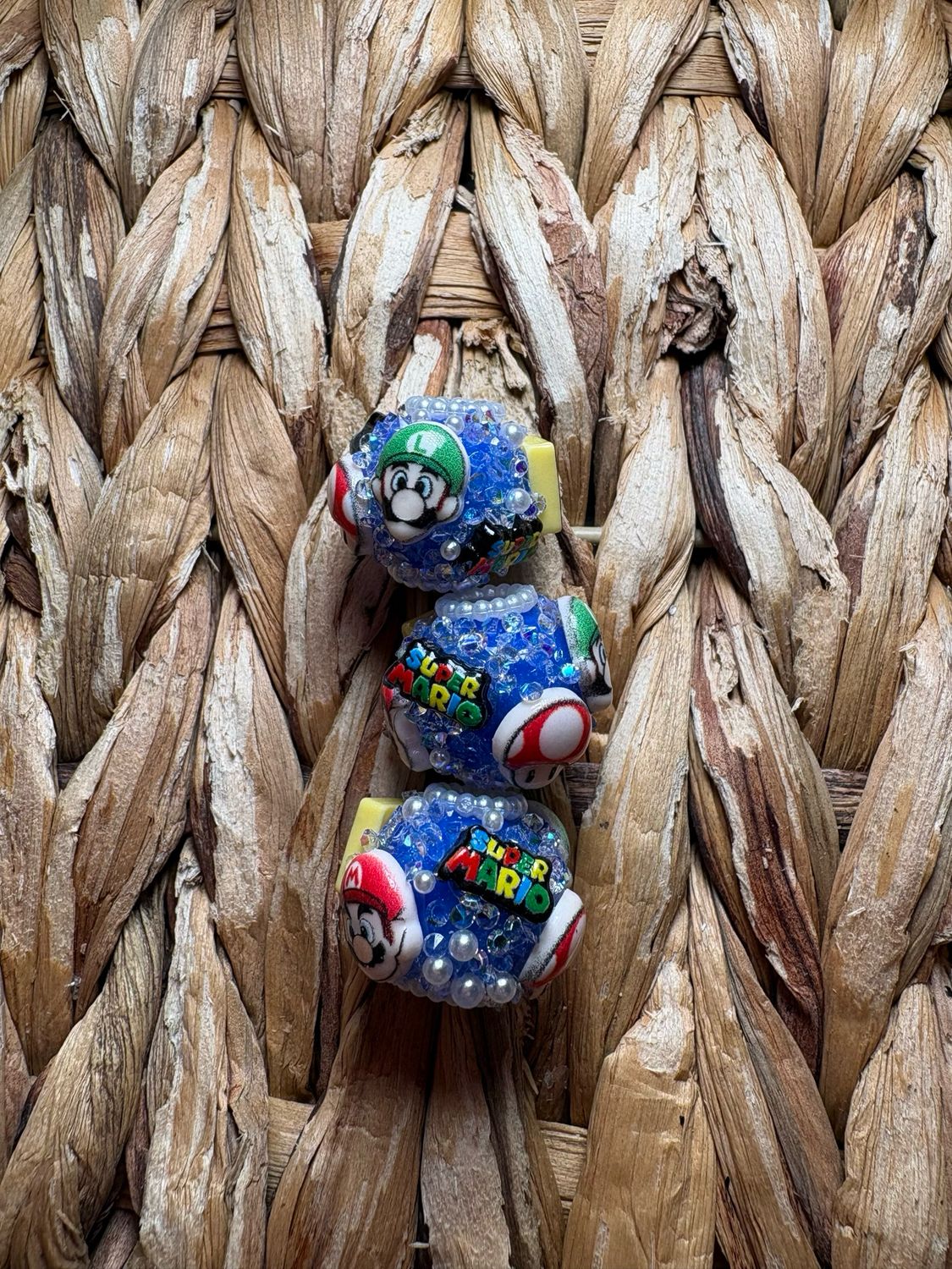 Mario Blue Sugar Bead 