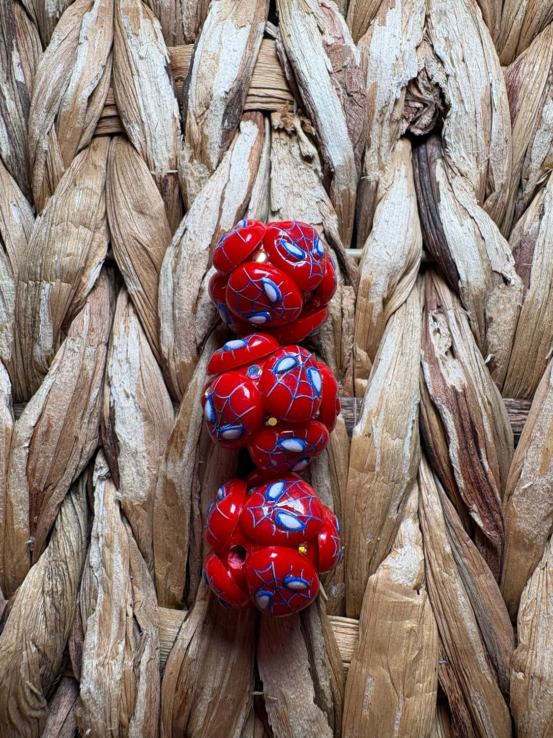 Spider dude Head Clay Bead