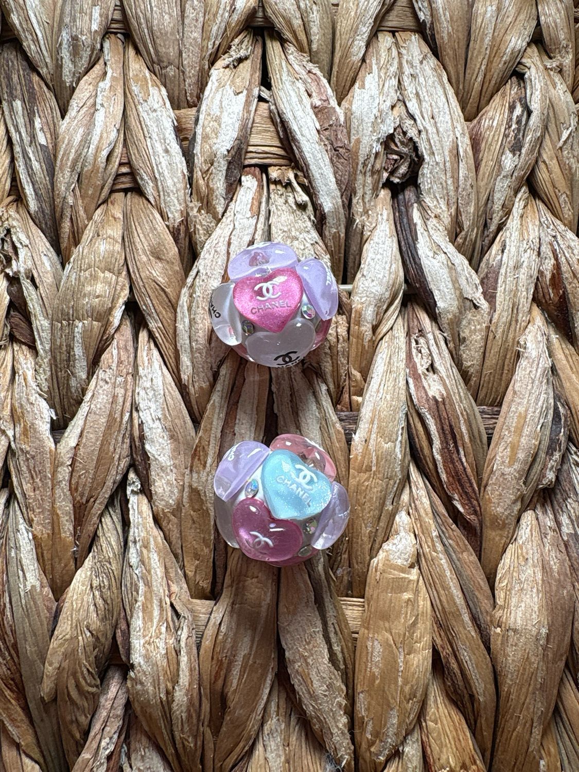 Rainbow Clay CC Bead