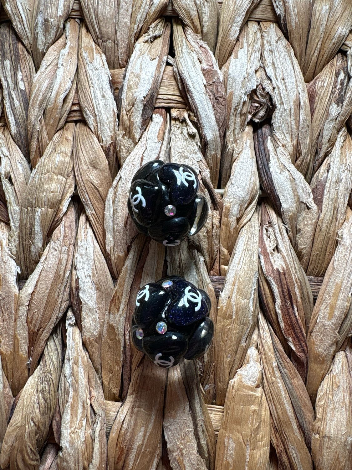 Black Clay CC Bead