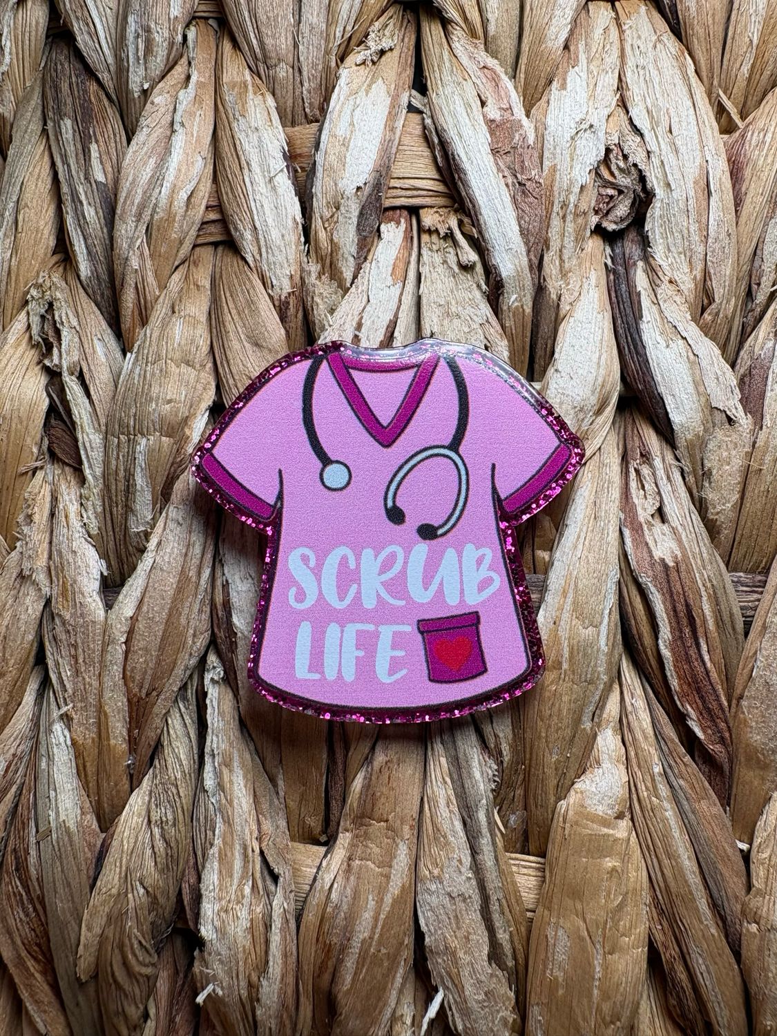 Scrub Life Acrylic Flatback