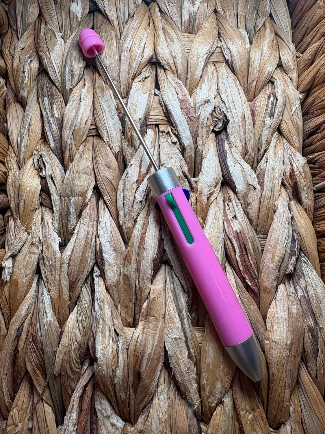 Light Pink 4-Color Beadable Pen