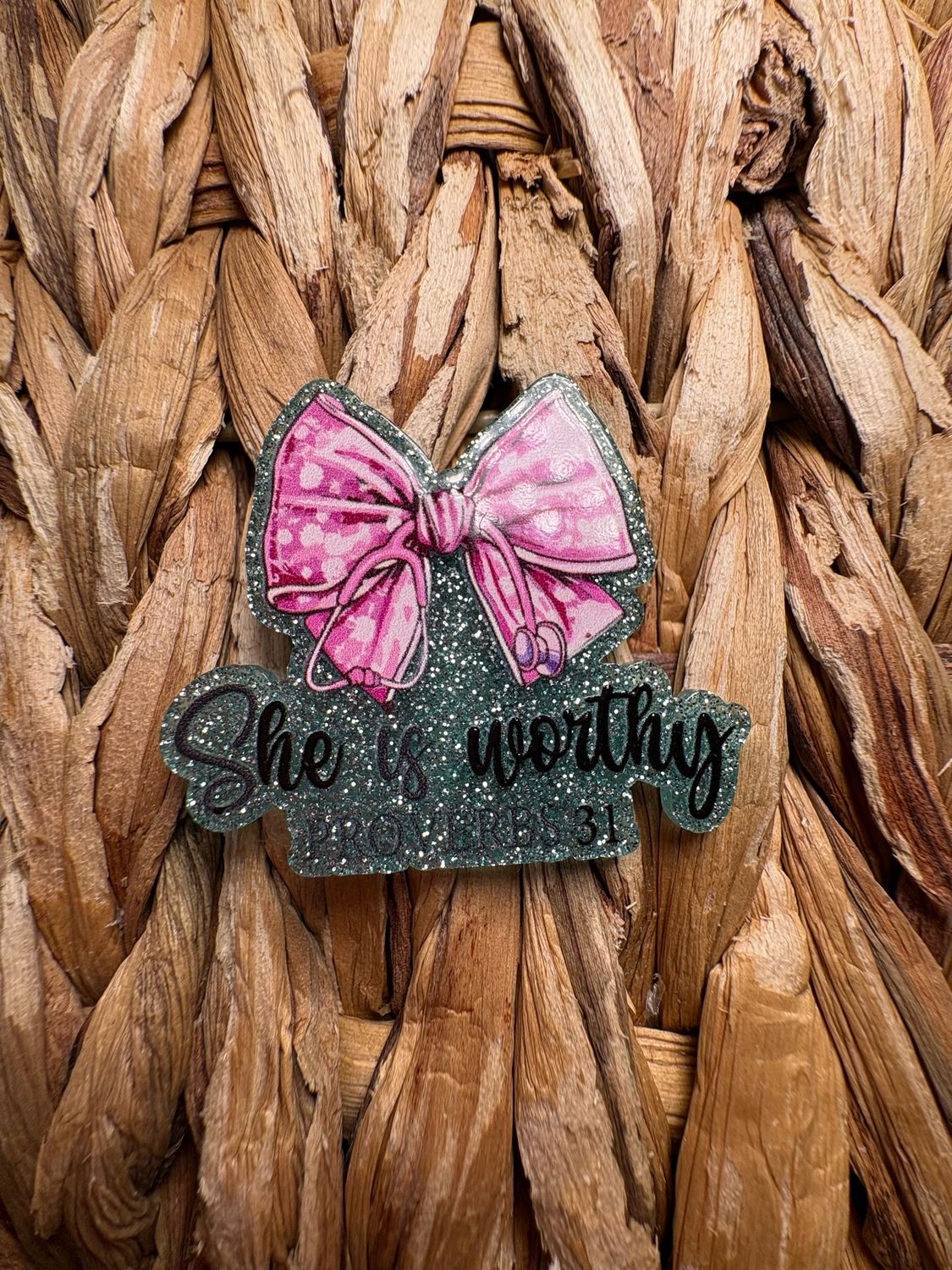 She is Worthy Acrylic Flatback