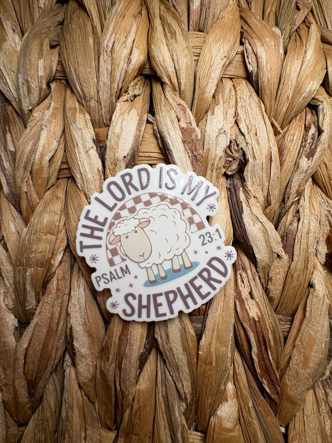 The Lord is My Shepherd Acrylic Flatback