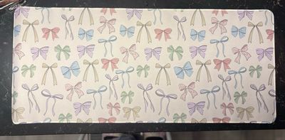 Colorful Bow Desk Mat 