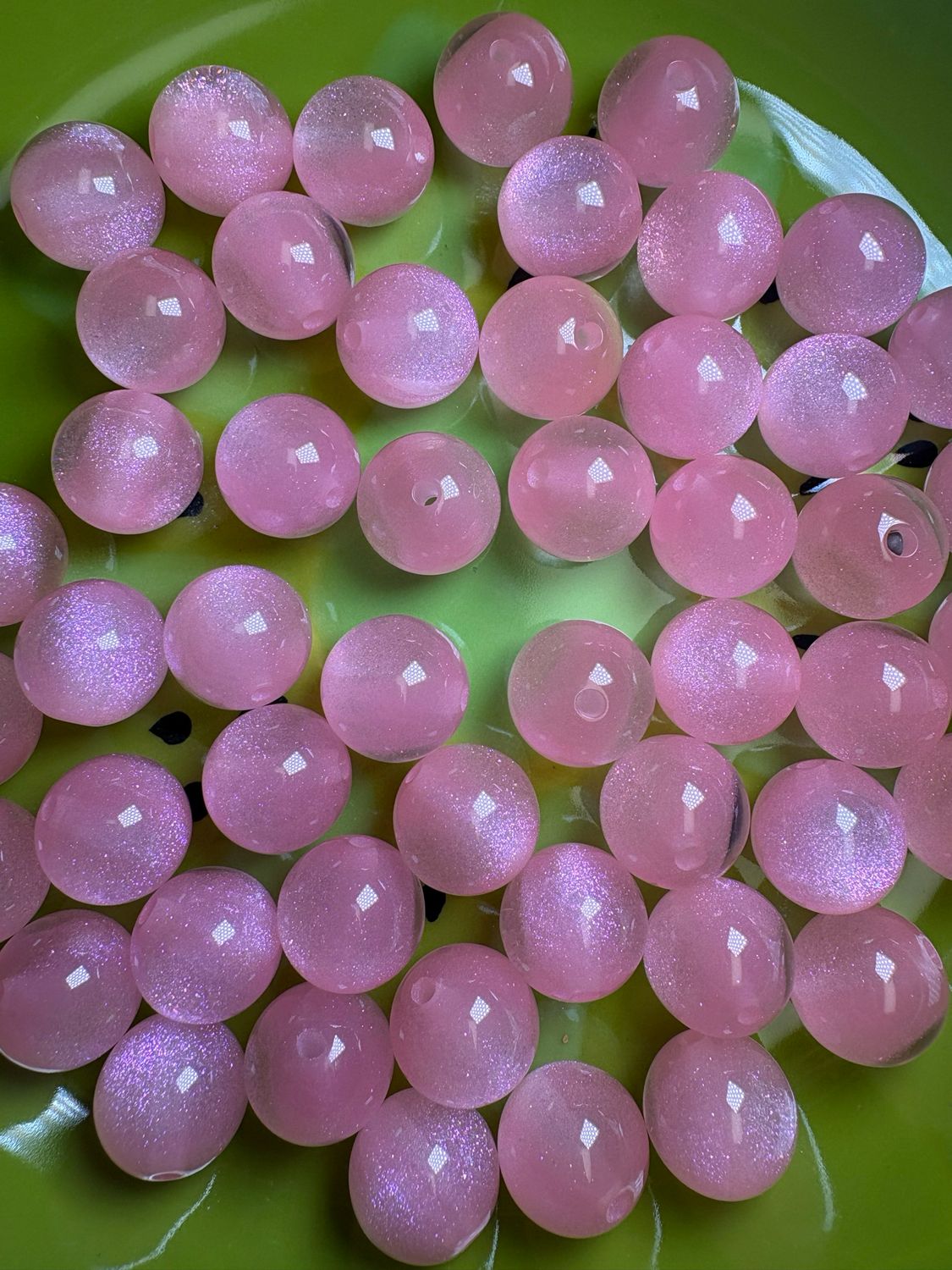 15mm Light Pink UV Galaxy Bulk Bag-50pc