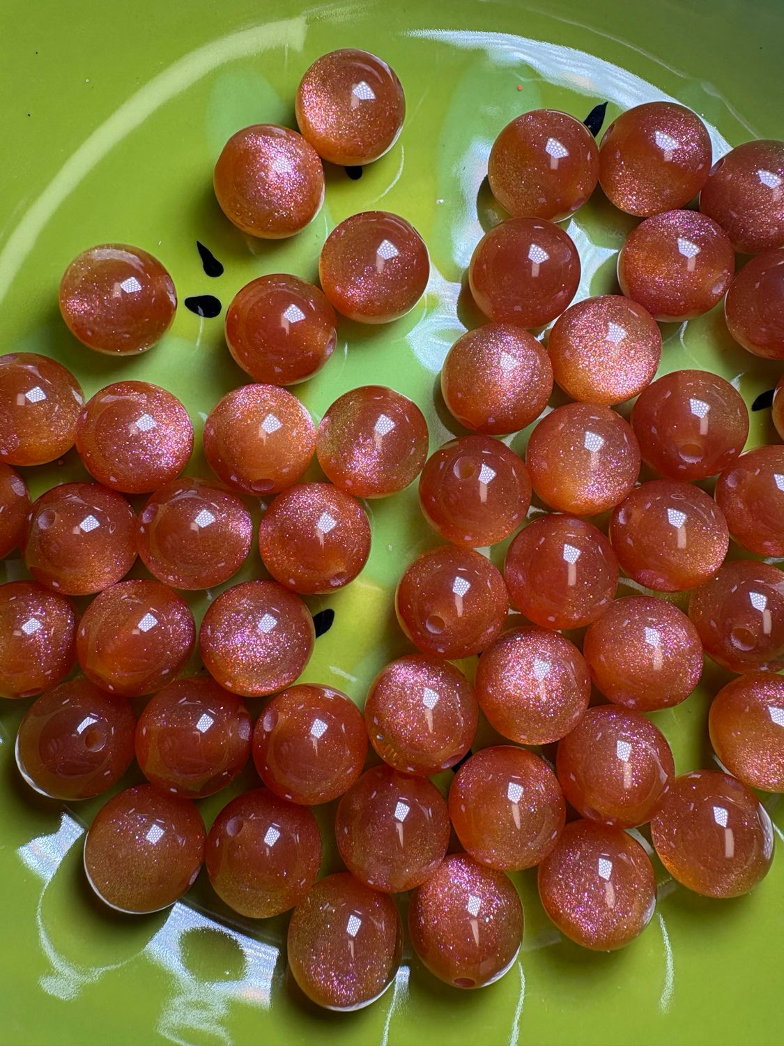 15mm Brown UV Galaxy Bulk Bag-50pc